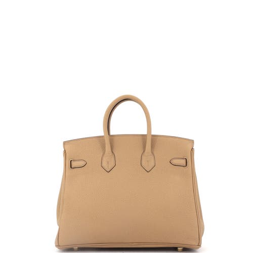 Pre-owned Hermes Hermes Birkin Handbag Brown Togo With Gold Hardware 25 In Brown