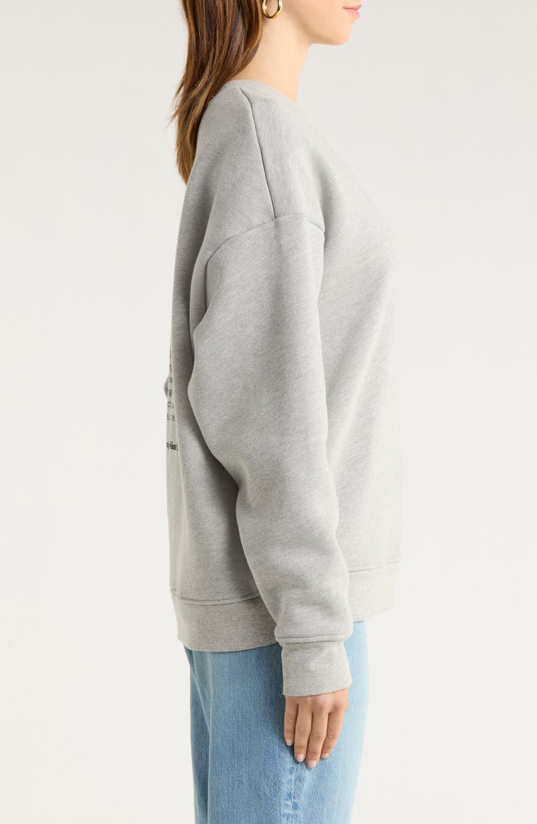 Favorite Daughter x 'Nobody Wants This' Ick Cotton Blend Sweatshirt, Alternate, color, Heather Grey