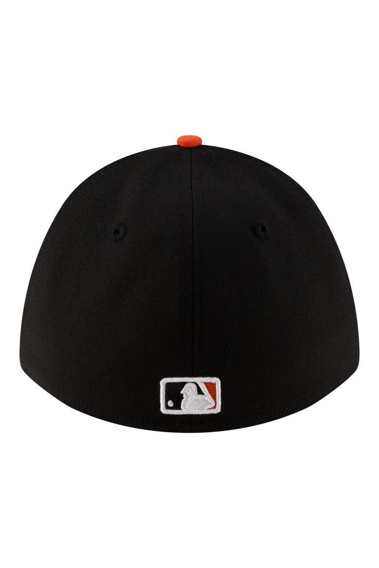 Men's New Era  Black San Francisco Giants Player Replica 39THIRTY M-Crown Flex Hat, Alternate, color, Black