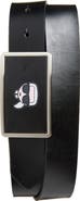 KARL LAGERFELD PARIS Karl Head Logo Buckle Belt