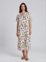 Masai Copenhagen Manirevia Soft Linen Midi Dress