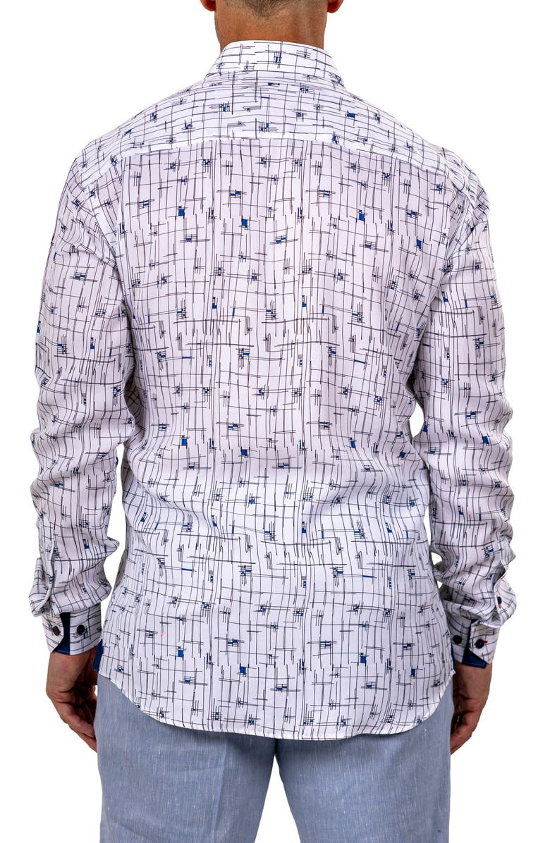 Maceoo Fibonacci Marthyr 0315 Contemporary Fit Button-Up Shirt, Alternate, color, 