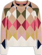 Boden Argyle Cotton Sweater