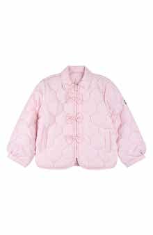 Kids' Bow Quilted Jacket