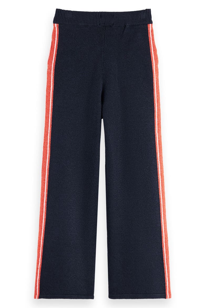 Kids' Side Stripe Knit Sweatpants, Alternate, color, SKY CAPTAIN
