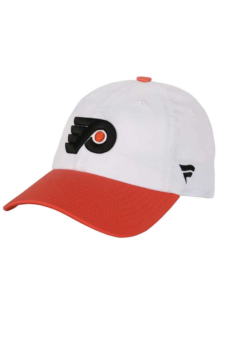 Youth Fanatics Branded  White/Orange Philadelphia Flyers 2024 NHL Stadium Series Structured Adjustable Hat, Main, color, White
