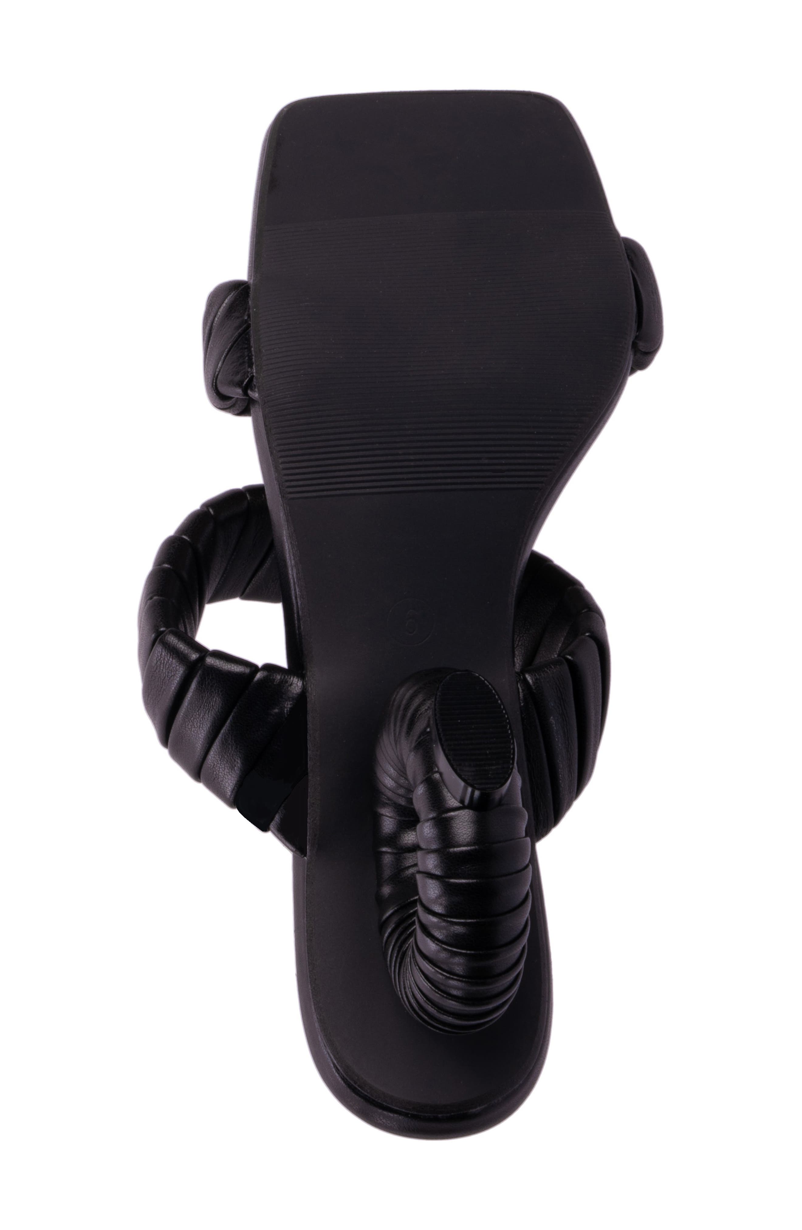 NINETY UNION Ash Heeled Sandal, Alternate, color, Black