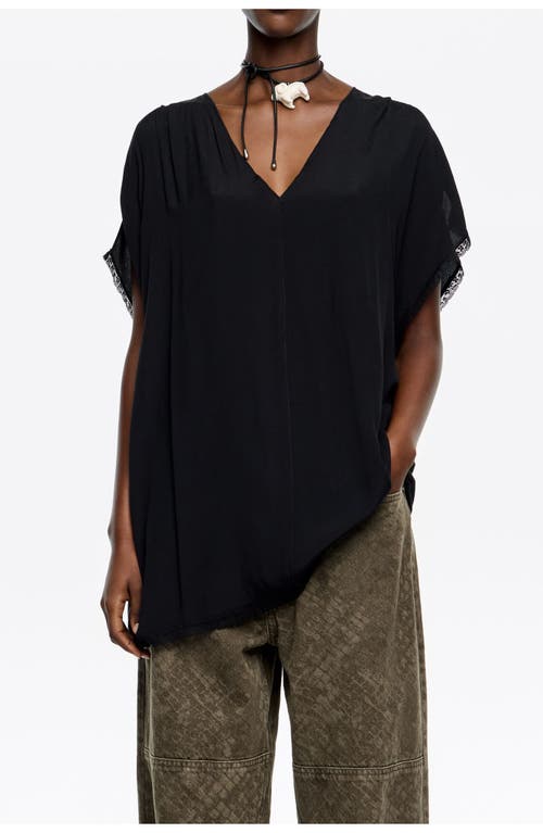 Bimba Y Lola V-neck Top In Black