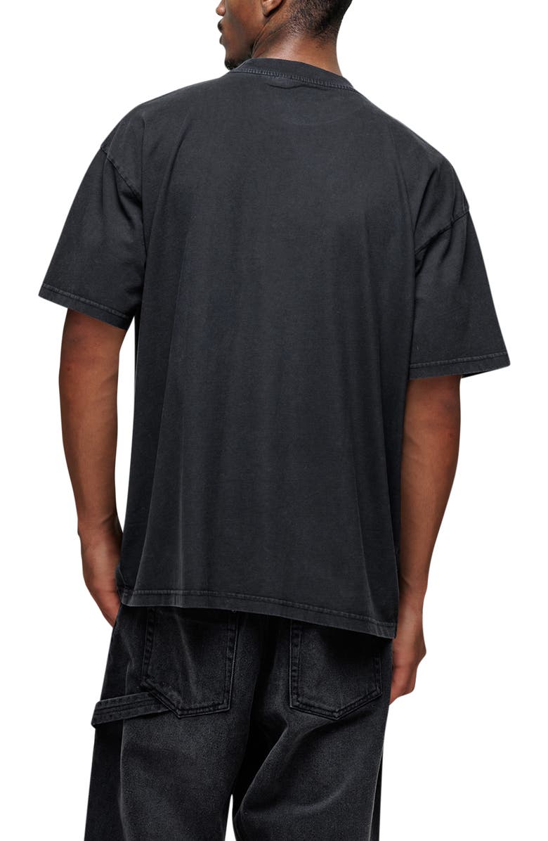 Good For Nothing Vintage Wash Relaxed T-Shirt, Alternate, color, Black