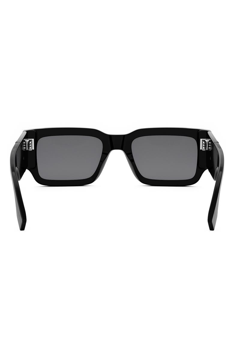 Fendi 'Fendi Diagonal 51mm Rectangular Sunglasses, Alternate, color,