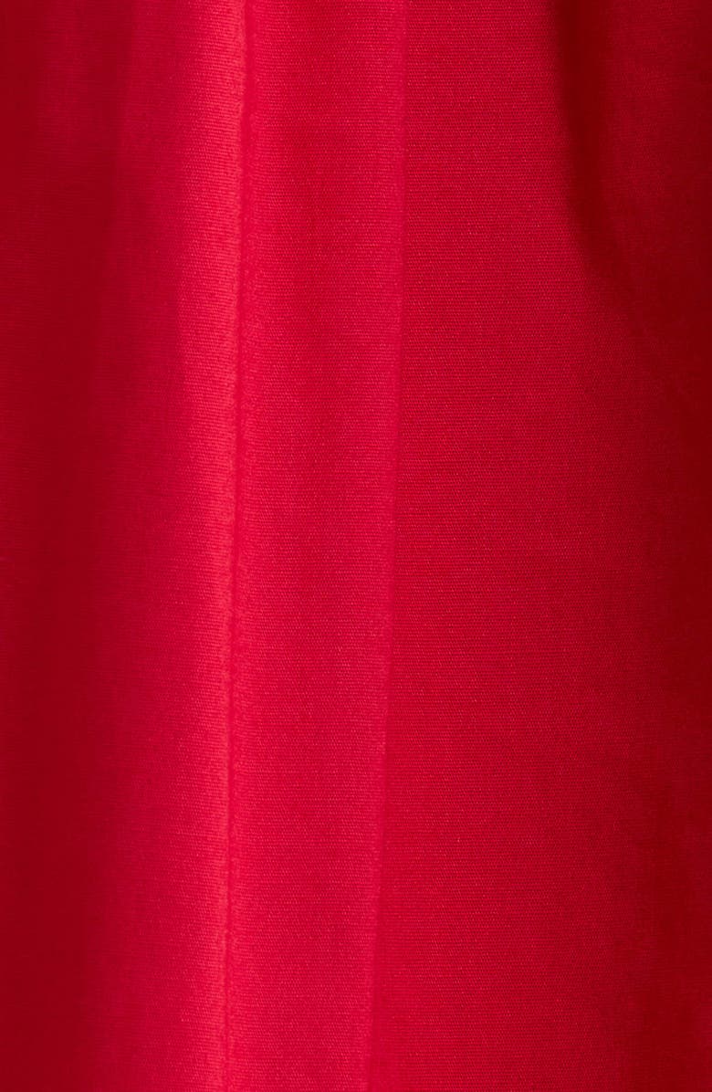 SUGARLIPS Gennie Smocked Tiered Cotton Midi Dress, Alternate, color, Red