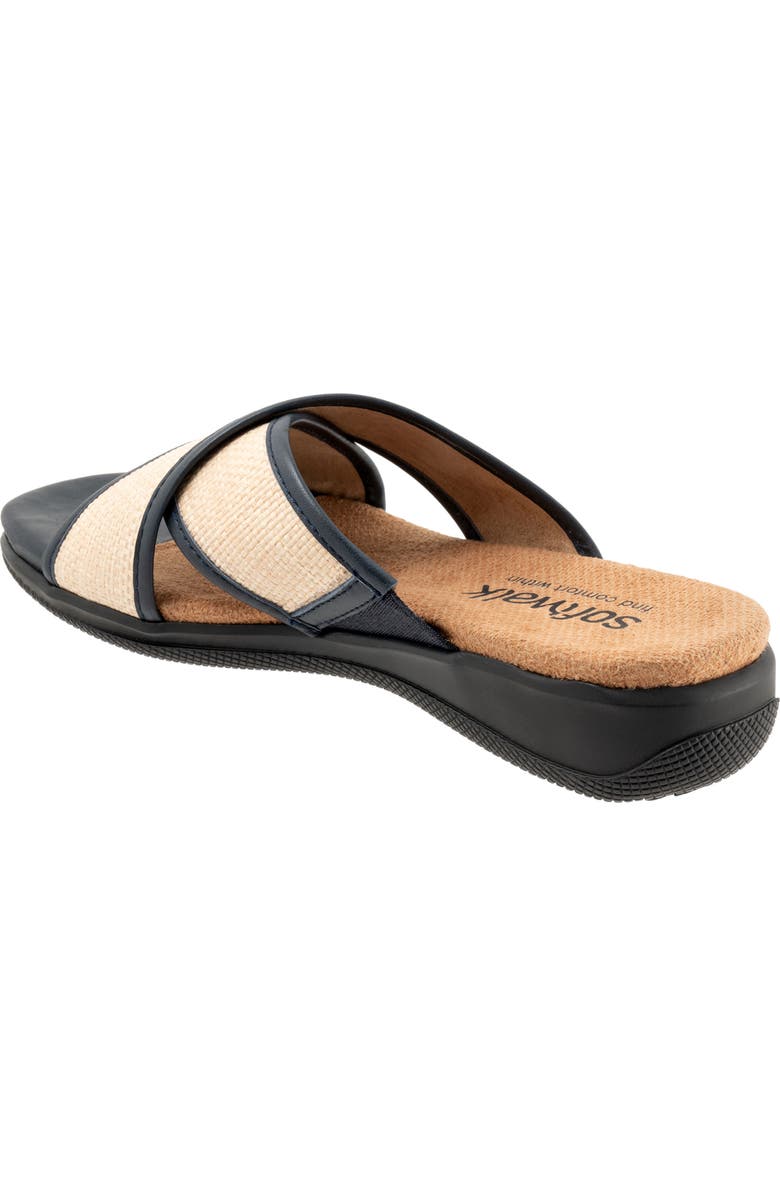 SoftWalk<sup>®</sup> Tillman 6.0 Slide Sandal, Alternate, color, Navy
