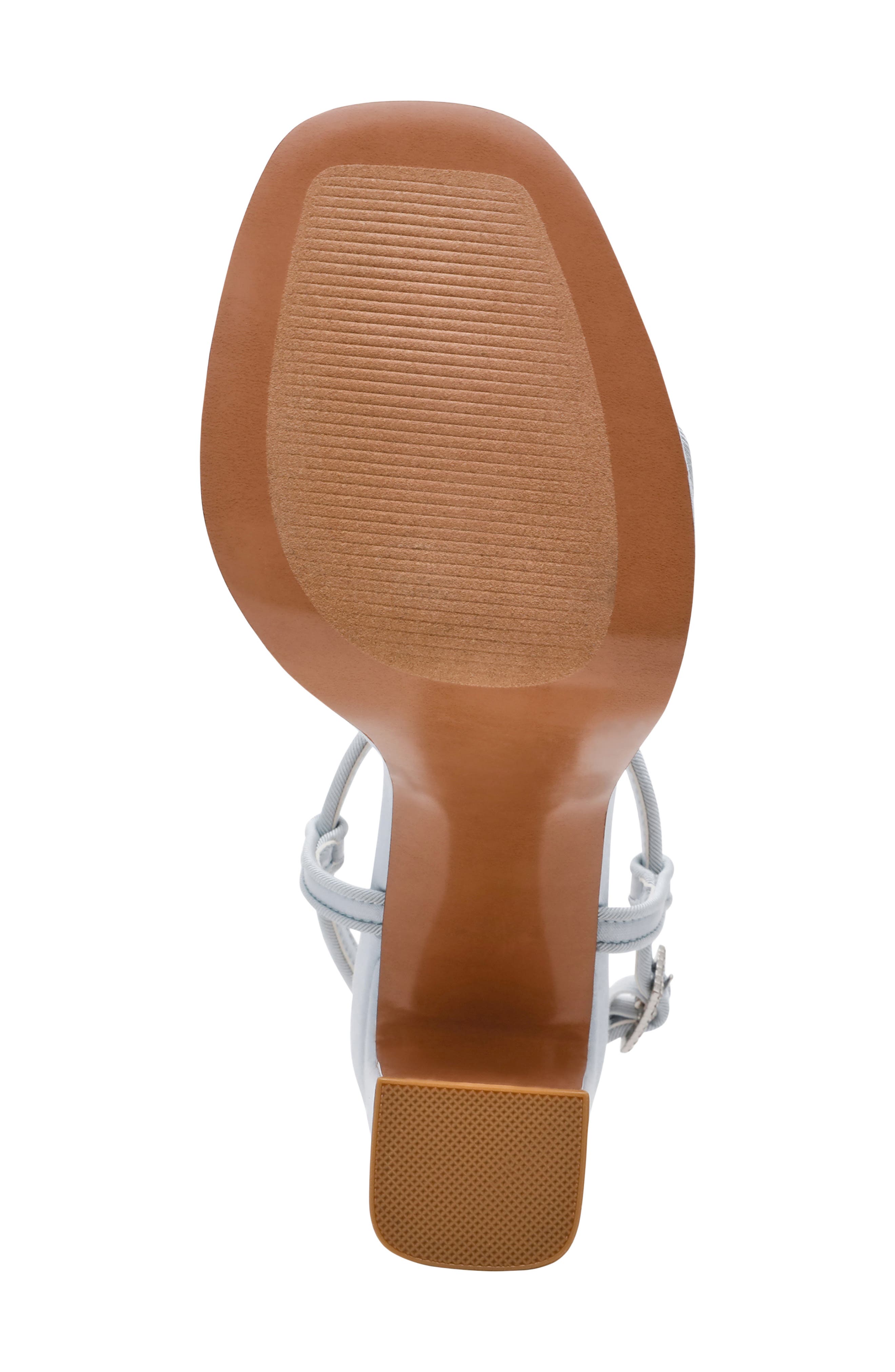 Steve Madden Liandra Ankle Strap Platform Sandal, Alternate, color, Blue Satin