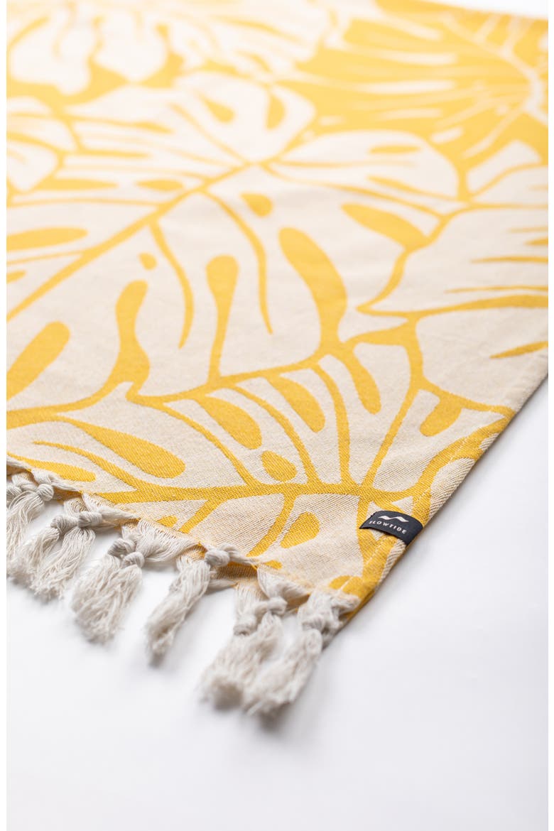 Tarovine Beach Towel, Alternate, color, MEDIUM YELLOW