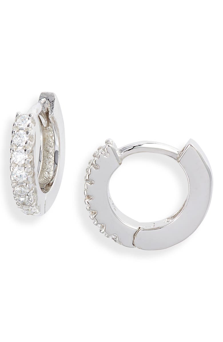 BY ADINA EDEN Adina's Jewels Mini Huggie Earrings, Main, color,