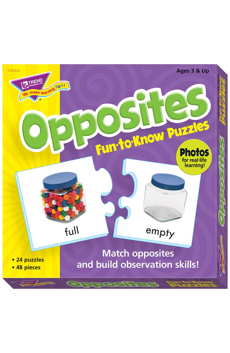 TREND enterprises, Inc. XTrend Enterprises Opposites Puzzle Set, Main, color, Multicolored