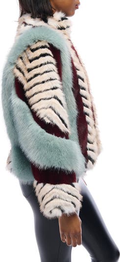 Inez Faux Fur Jacket