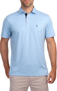 TailorByrd Mélange Mesh Performance Golf Polo