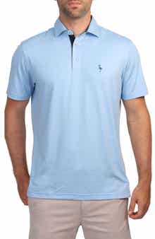 TailorByrd Mélange Mesh Performance Golf Polo