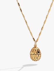 Alex and Ani House of the Dragon Dragon Egg Locket Pendant