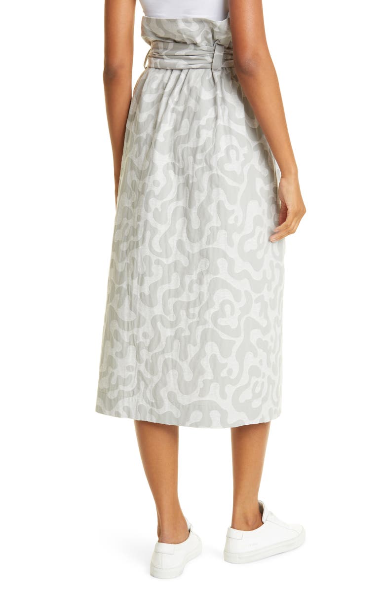 Mara Hoffman Kayleen Abstract Print Jacquard Organic Cotton Skirt, Alternate, color, 