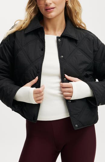 Cotton on puffer jacket women's best sale