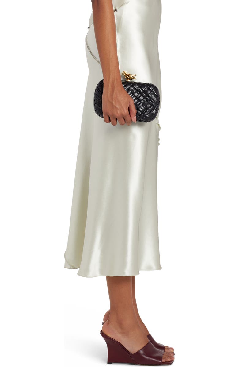 Bottega Veneta Knot Clasp Intrecciato Leather Minaudière, Alternate, color,