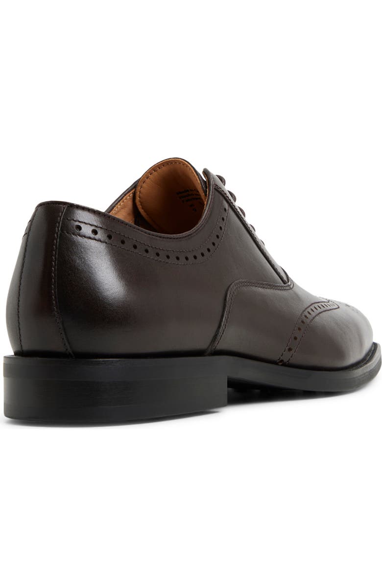 Brooks Brothers Macarthur Wingtip Oxford, Alternate, color, Dark Brown