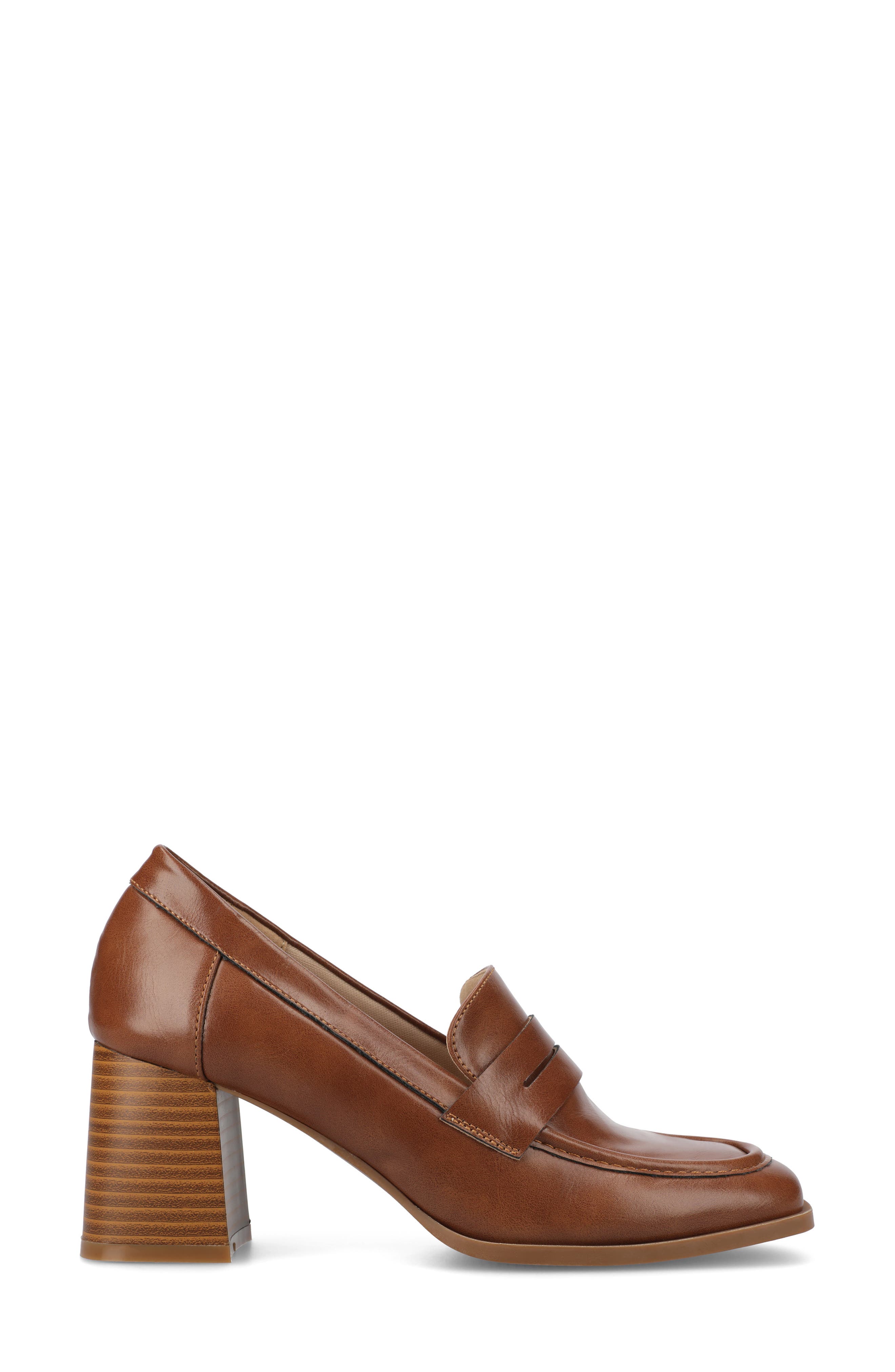 Malleah Loafer Pump, Alternate, color, BROWN