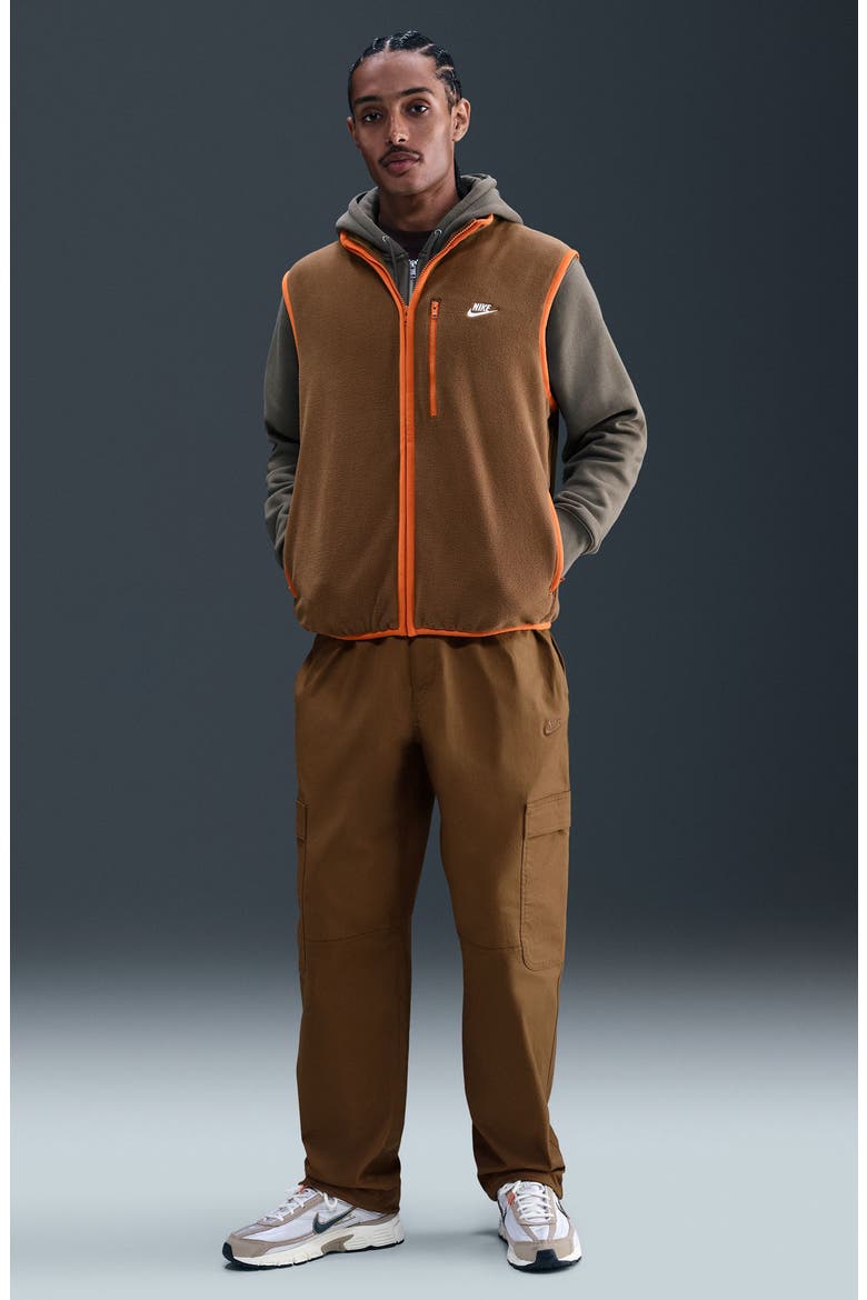 Sportswear Club Winterized Vest, Alternate, color, MOSSWOOD BROWN