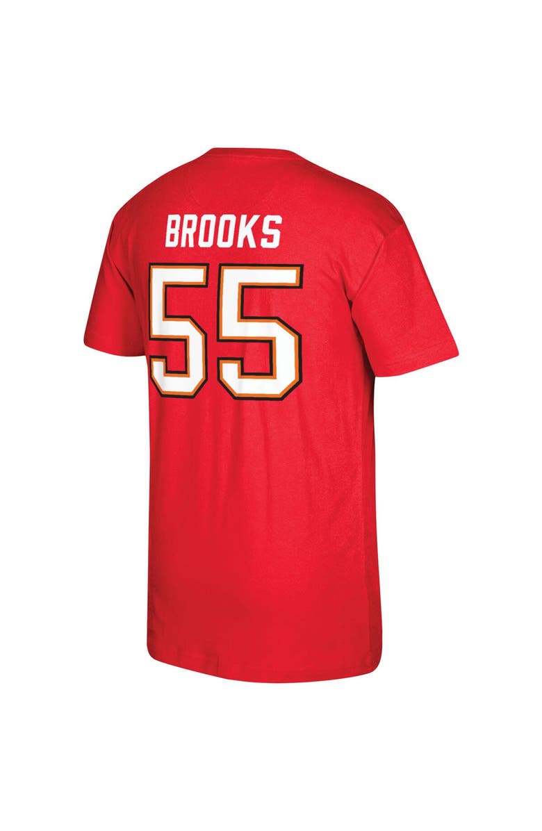 Mitchell & Ness Men's Mitchell & Ness Derrick Brooks Red Tampa Bay Buccaneers Retired Player Name and Number T-Shirt, Alternate, color, 