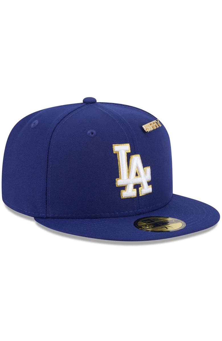 New Era Men's New Era Royal Los Angeles Dodgers 2025 59FIFTY Day 59FIFTY Fitted Hat with Pins, Alternate, color, Royal
