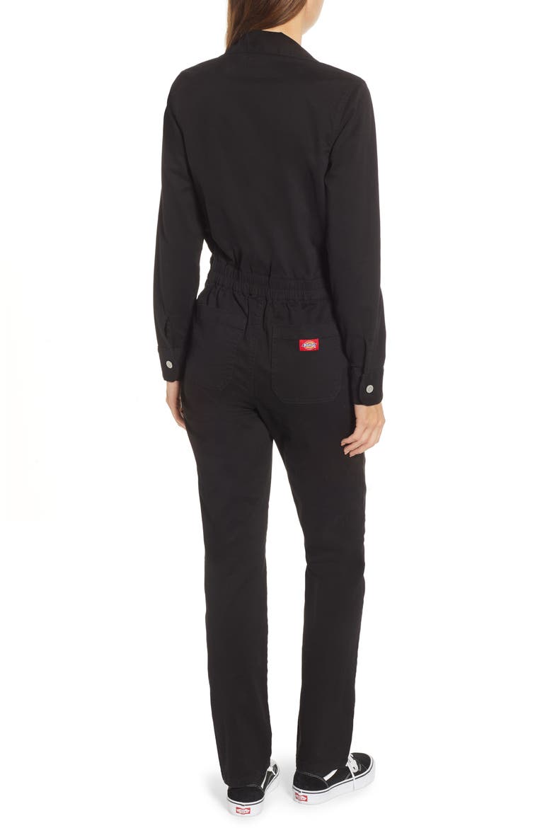 Twill Coveralls, Alternate, color, BLACK