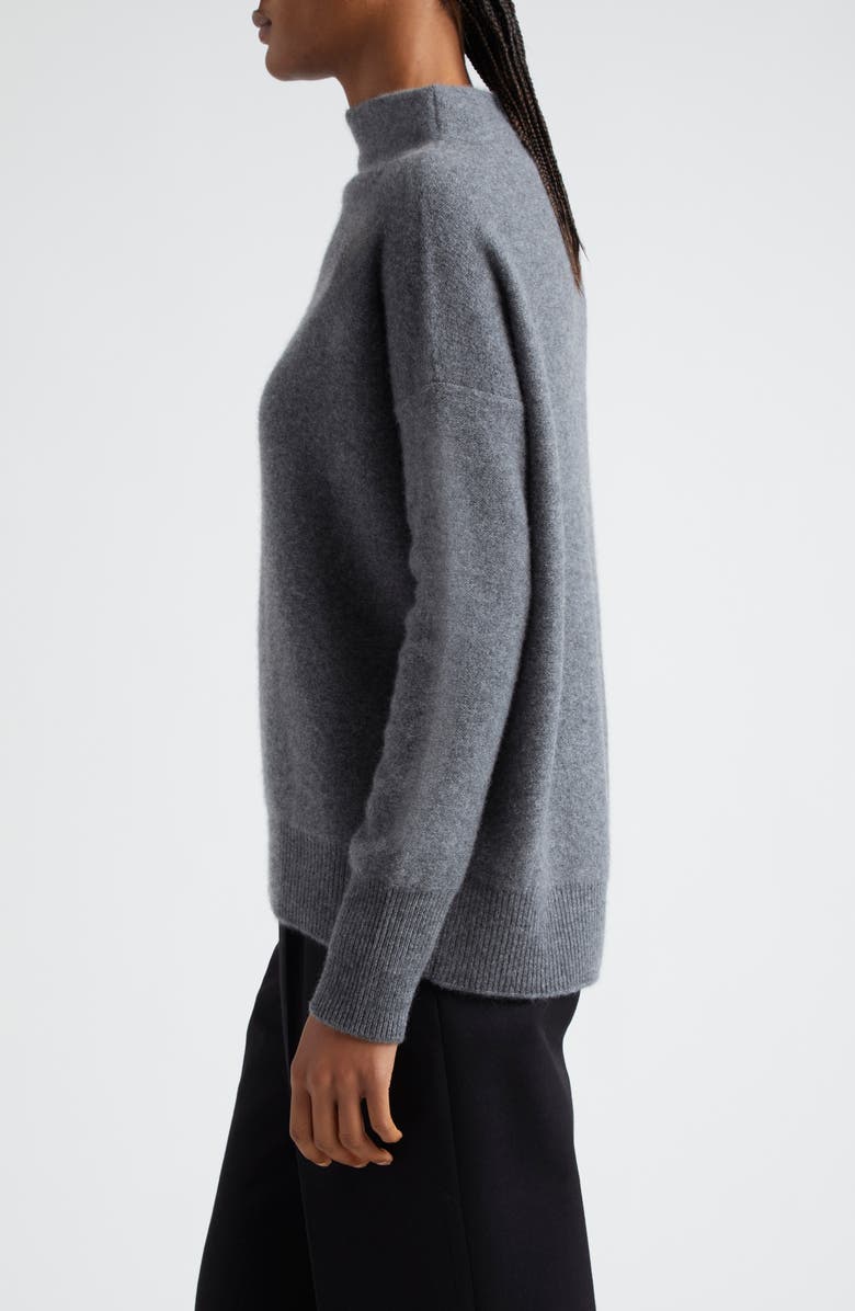 Boiled Cashmere Funnel Neck Pullover