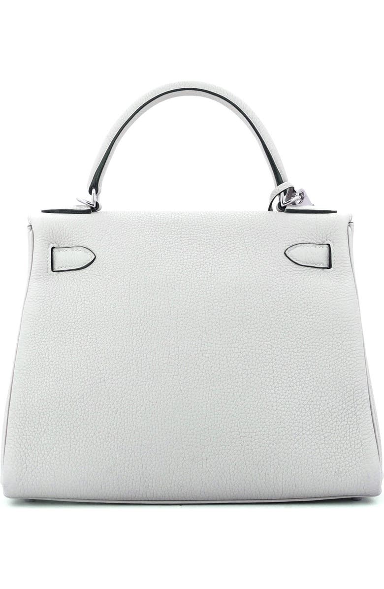 Pre-Owned Hermes Kelly Handbag Grey Togo with Palladium Hardware 28, Alternate, color,