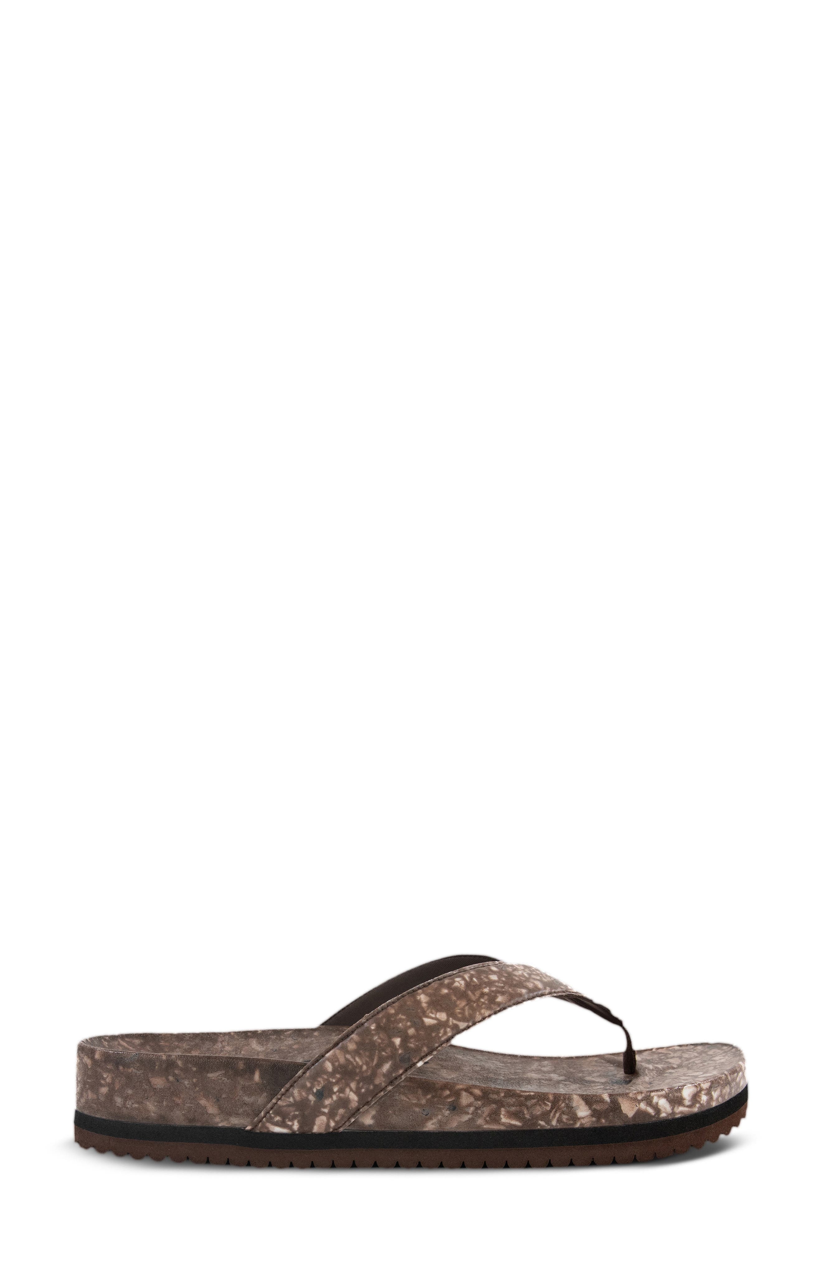 West Beach Flip Flop, Alternate, color, COCONUT SHELL