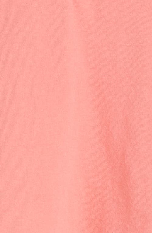 Tucker + Tate Print Flutter Sleeve Cotton Graphic T-shirt & Shorts Set In Coral- Green Strawberry Stripe