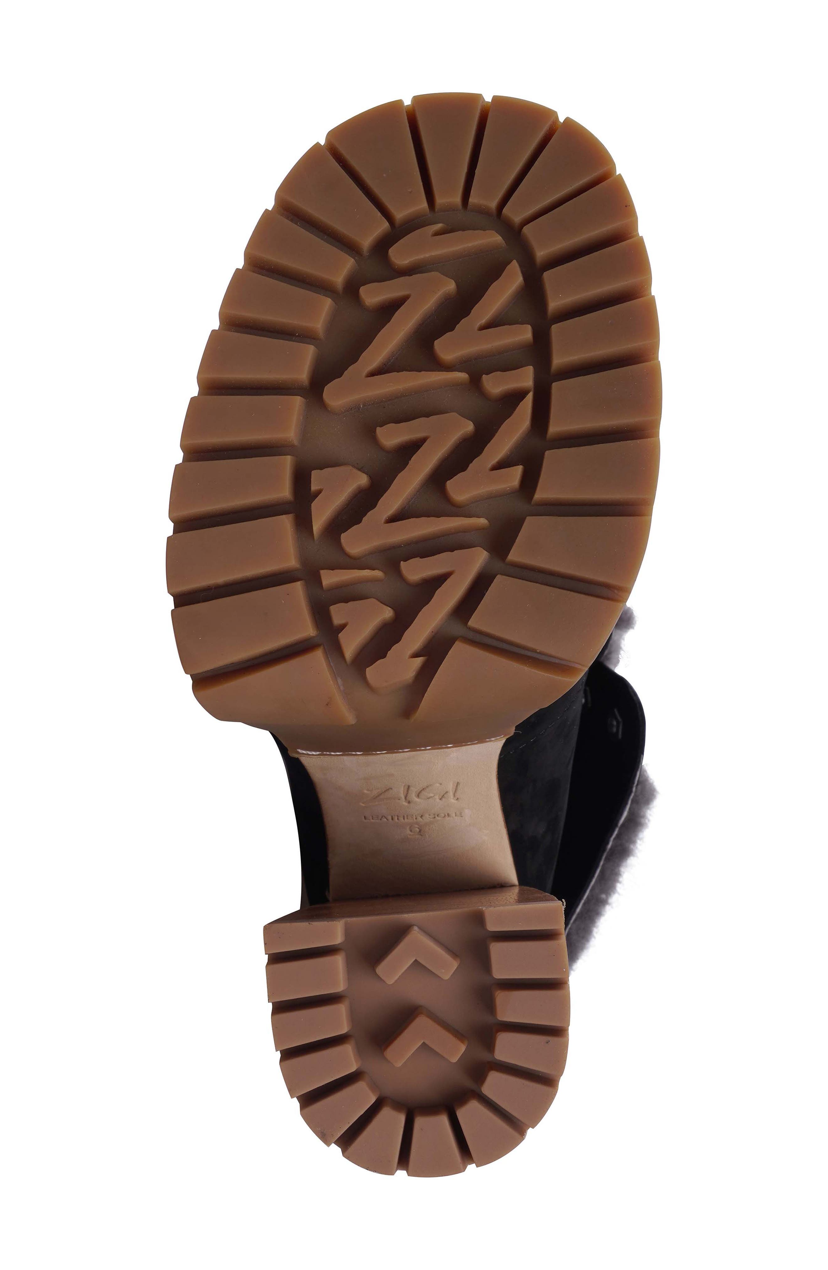 ZIGI Aden Faux Shearling Lined Platform Bootie, Alternate, color, 