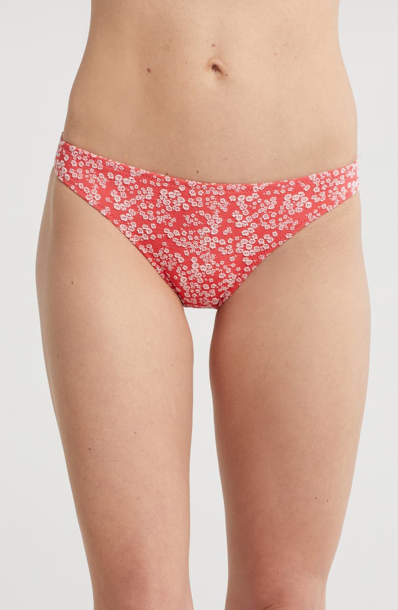 Roxy Margarita Moderate Bikini Bottoms, Main, color,