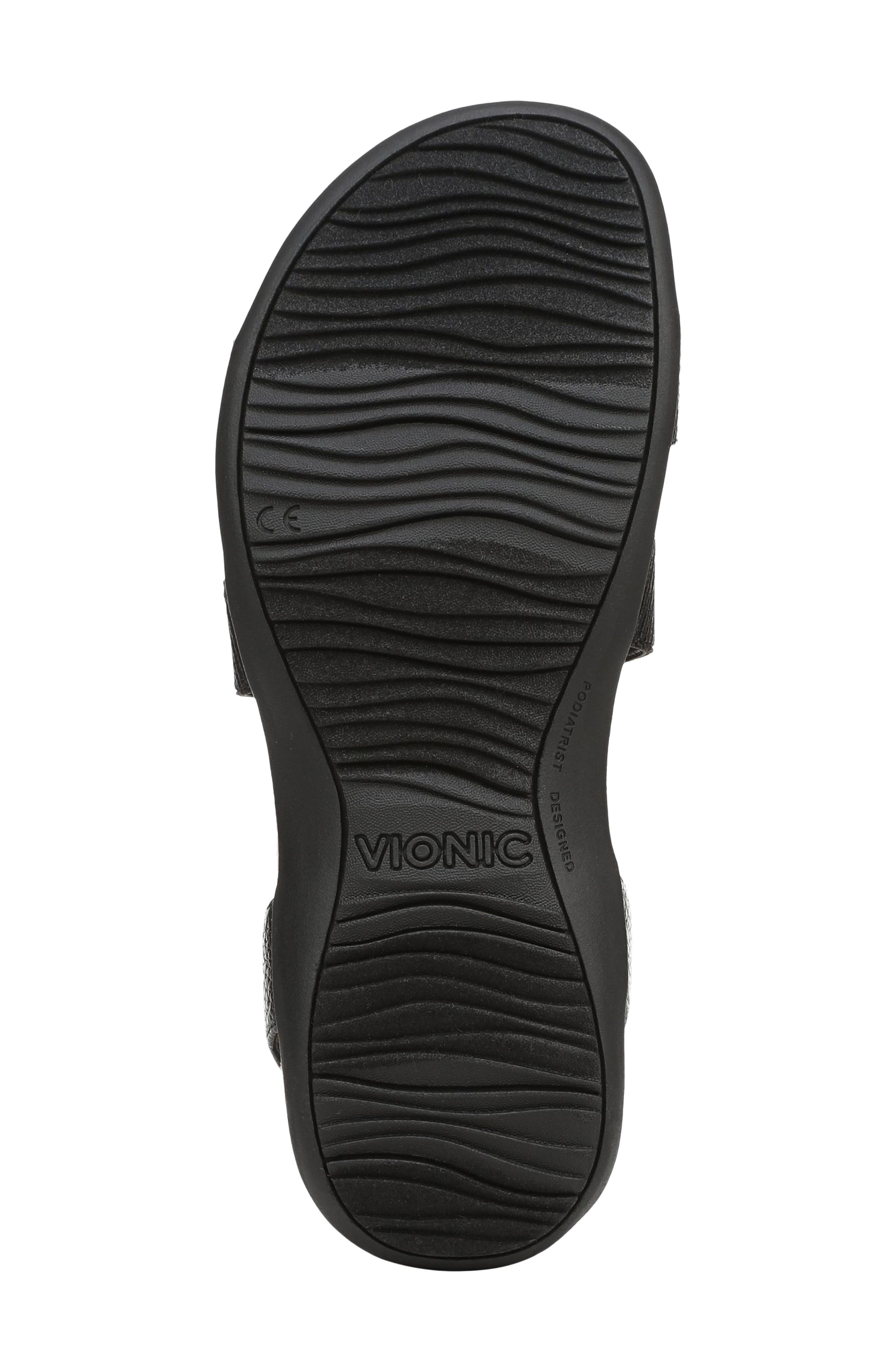 Vionic Raina Slingback Sandal, Alternate, color, Black