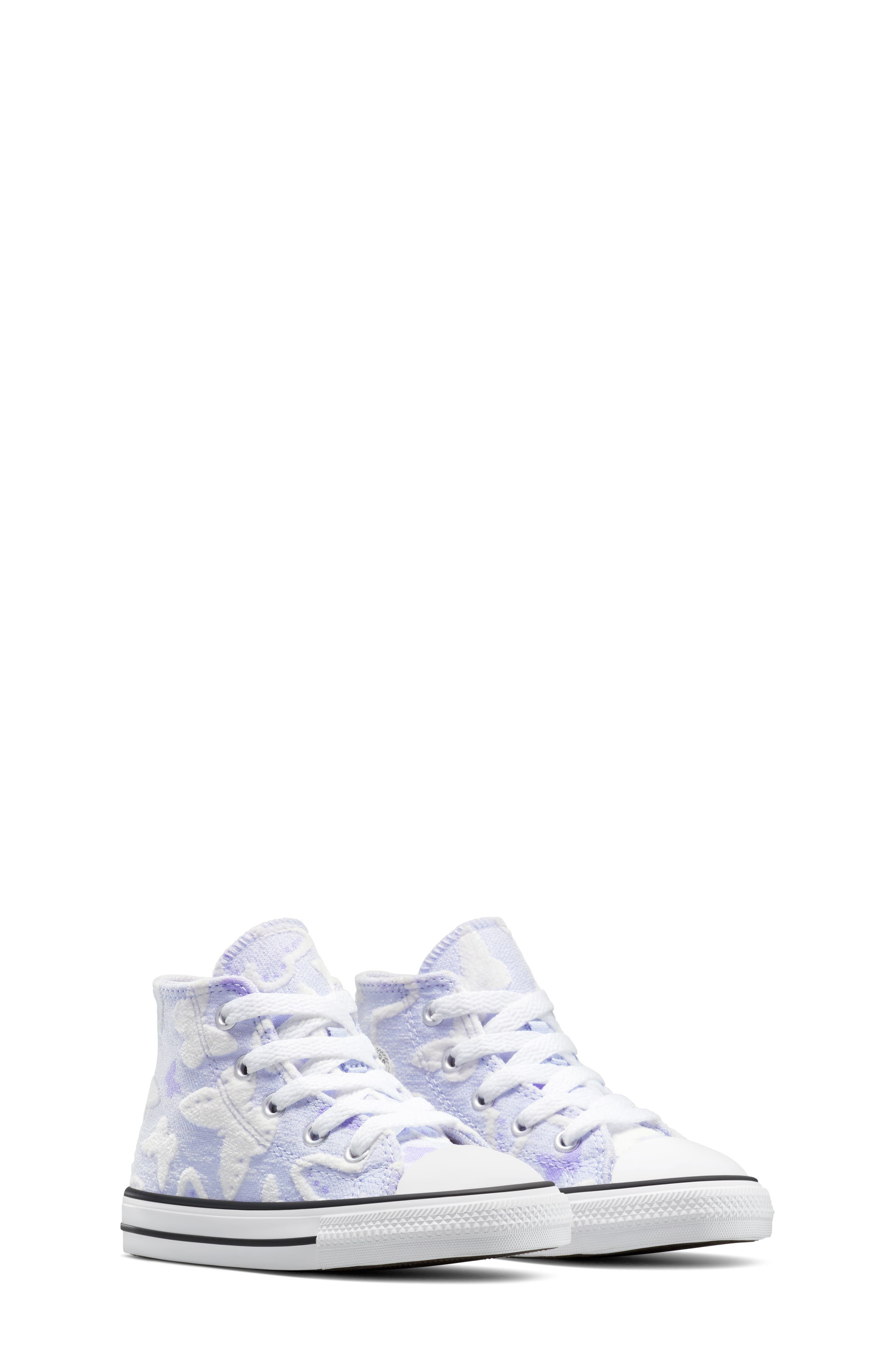 Converse Kids' Chuck Taylor<sup>®</sup> All Star<sup>®</sup> High Top Sneaker, Alternate, color, Blueberry Ice/ Violet Heat