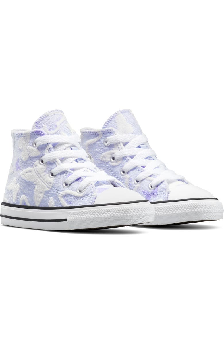 Converse Kids' Chuck Taylor<sup>®</sup> All Star<sup>®</sup> High Top Sneaker, Alternate, color, Blueberry Ice/ Violet Heat