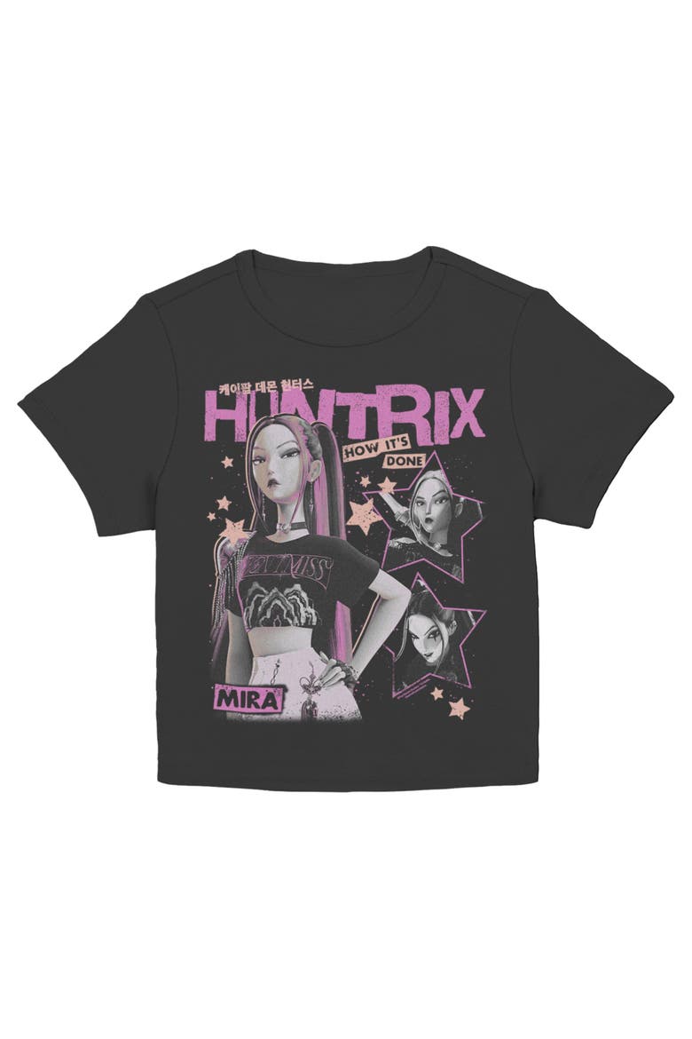 Junior's KPop Demon Hunters Mira Show How It's Done  Graphic T-Shirt, Main, color, Black