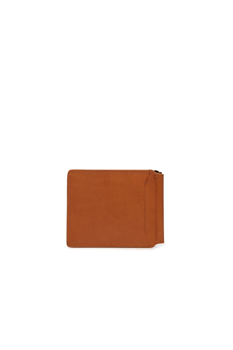 Spencer Leather Money Clip Wallet, Alternate, color, Tan