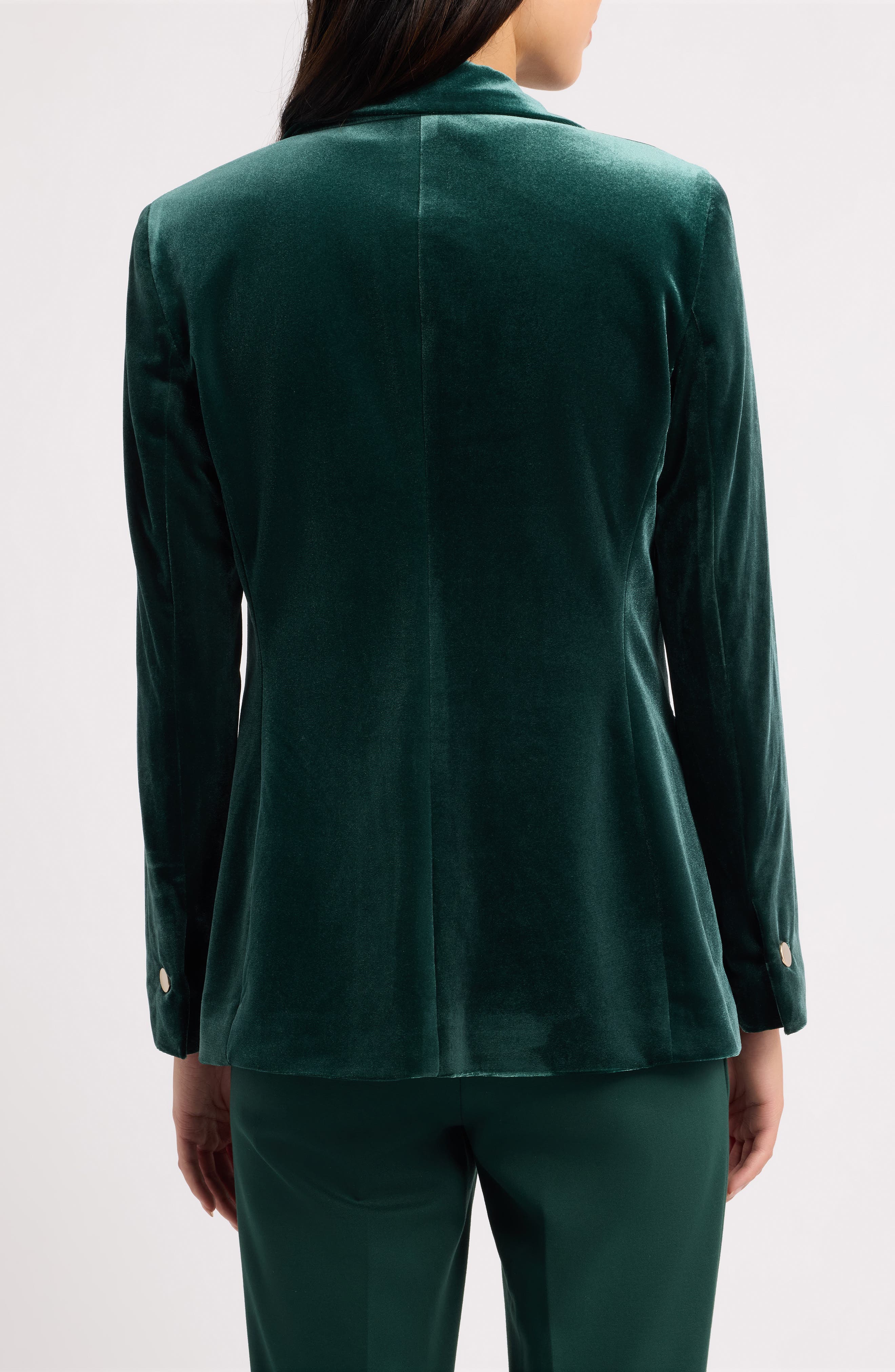 Anne Klein One-Button Notched Collar Blazer (Women) | Nordstrom