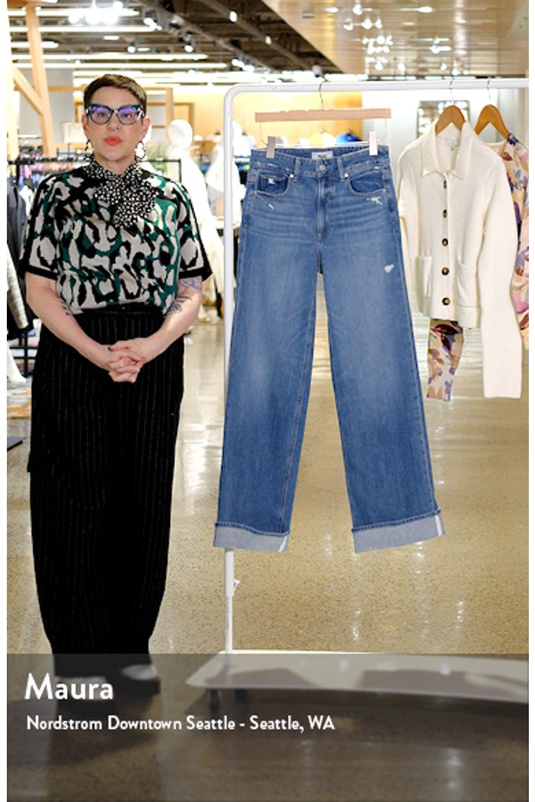 Sasha Distressed Wide Leg Jeans video