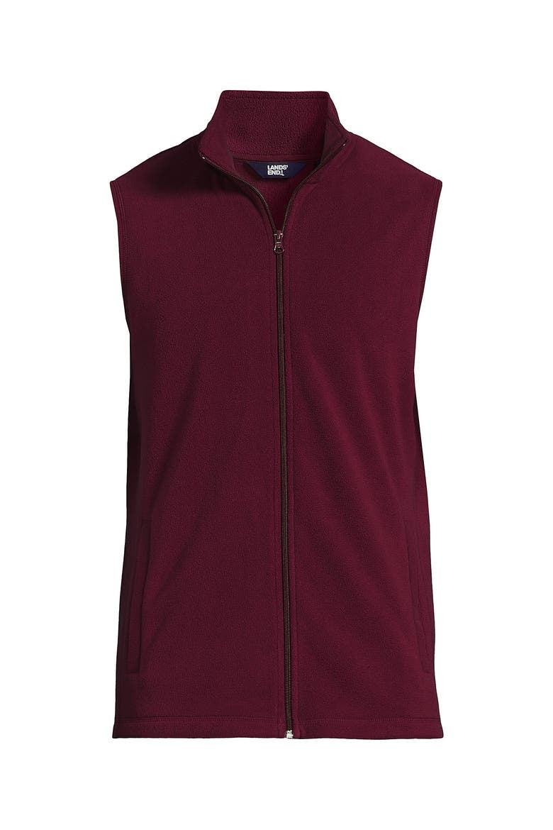 Lightweight Fleece Vest, Alternate, color, Burgundy
