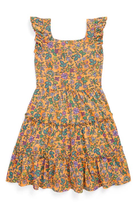 Kids' Floral Ruffle Dress (Toddler & Little Kid)