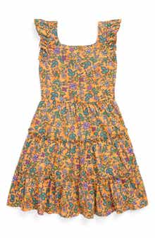 Polo Ralph Lauren Kids' Floral Ruffle Dress