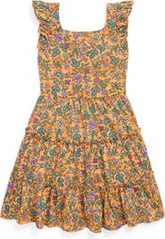 Polo Ralph Lauren Kids' Floral Ruffle Dress